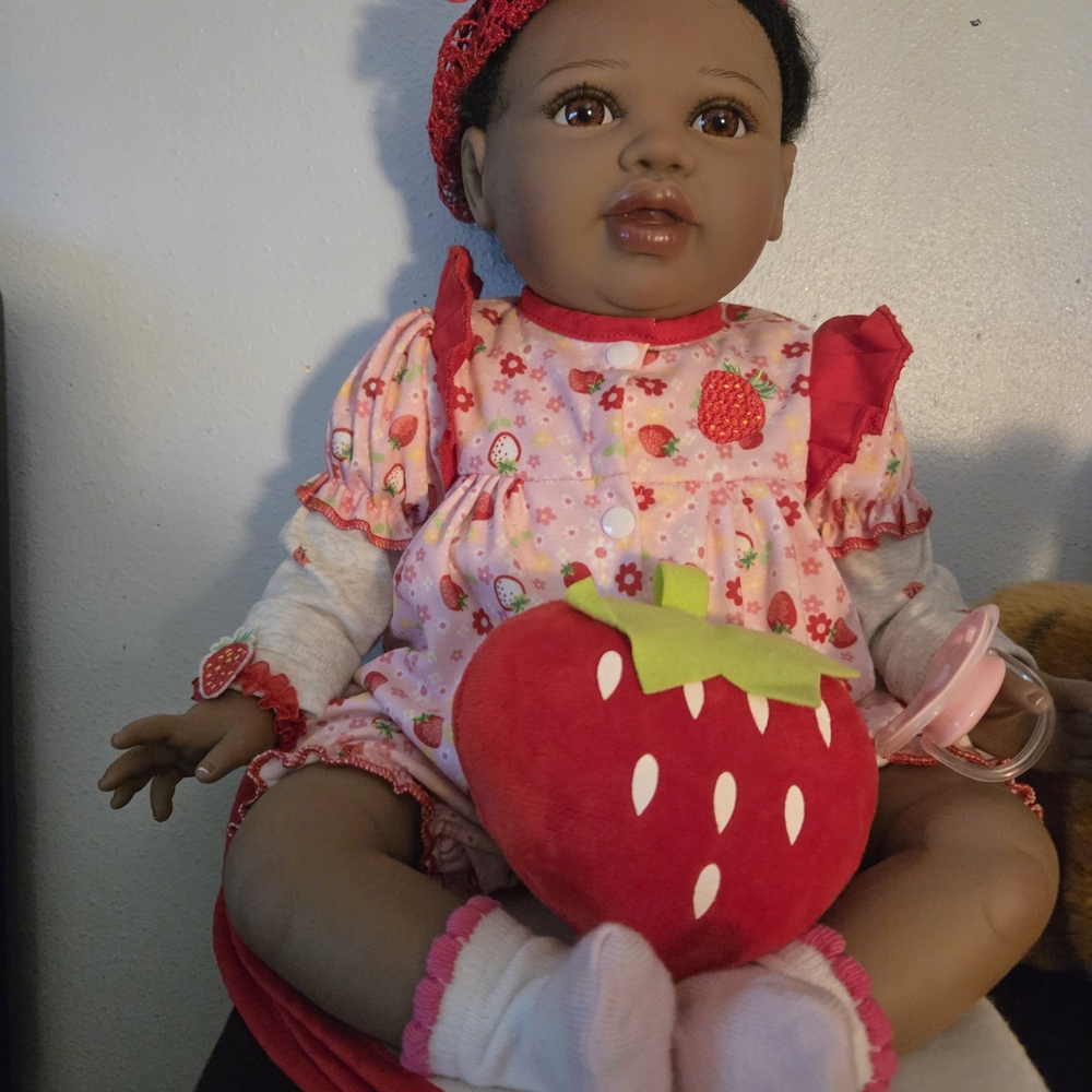 Strawberry-Themed Baby Doll 22 Inches